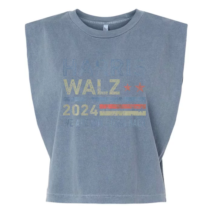 Harris Waltz 2024 WeRe Not Going Back Garment-Dyed Women's Muscle Tee