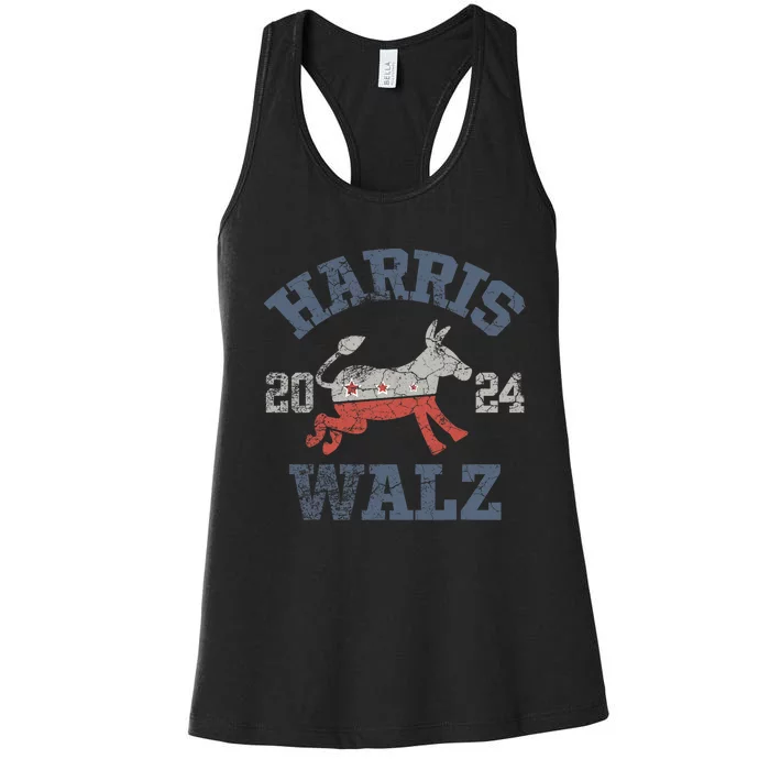 Harris Waltz 2024 Election Kamala Harris Tim Waltz 2024 Women's Racerback Tank