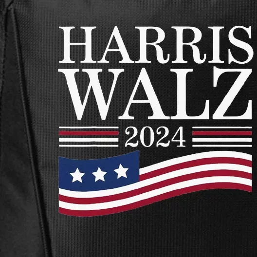 Harris Waltz 2024 Election Funny Kamala Harris Tim Walz 2024 City Backpack