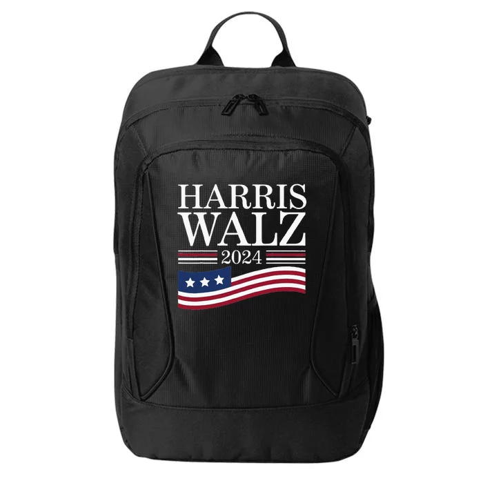 Harris Waltz 2024 Election Funny Kamala Harris Tim Walz 2024 City Backpack