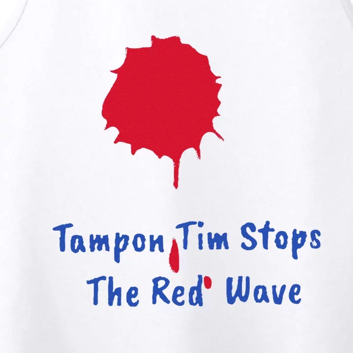 Harris Walz 2024 Tampon Tim Stops The Red Wave Election Performance Tank