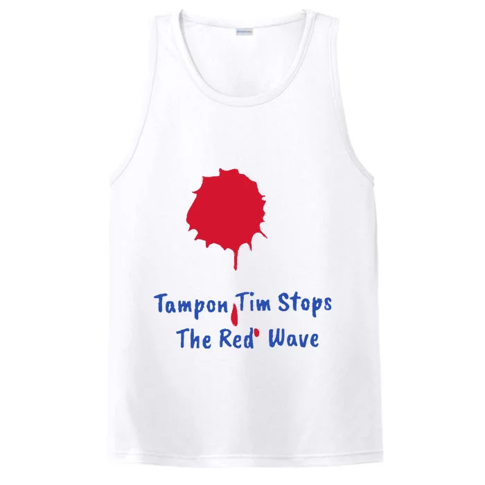 Harris Walz 2024 Tampon Tim Stops The Red Wave Election Performance Tank