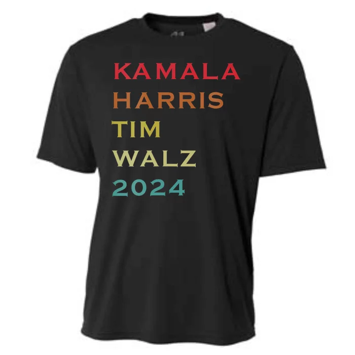 Harris Walz 2024 Kamala Harris 2024 Tim Walz 2024 Usa Fla Cooling Performance Crew T-Shirt