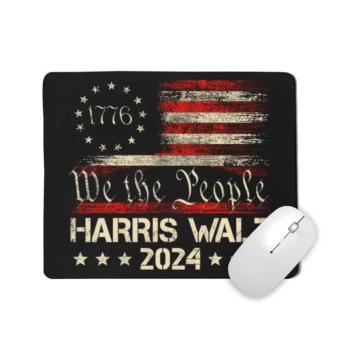 Harris Waltz 2024 Election Kamala Harris Tim Waltz 2024 Mousepad