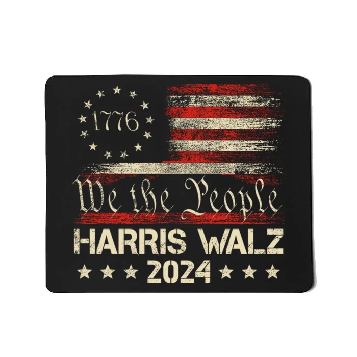 Harris Waltz 2024 Election Kamala Harris Tim Waltz 2024 Mousepad