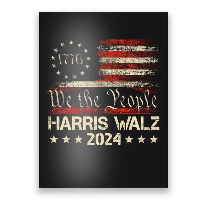 Harris Waltz 2024 Election Kamala Harris Tim Waltz 2024 Poster