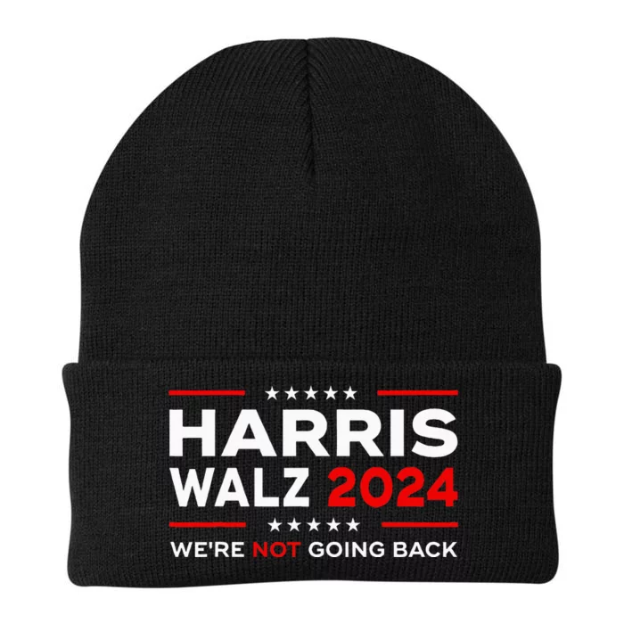 Harris Waltz 2024 Harris Tim Waltz 24 We Are Not Going Back Knit Cap Winter Beanie