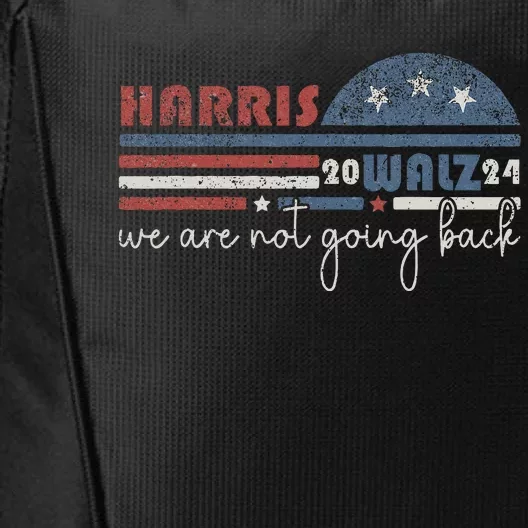 Harris Waltz 2024 Were Not Going Back Retro City Backpack