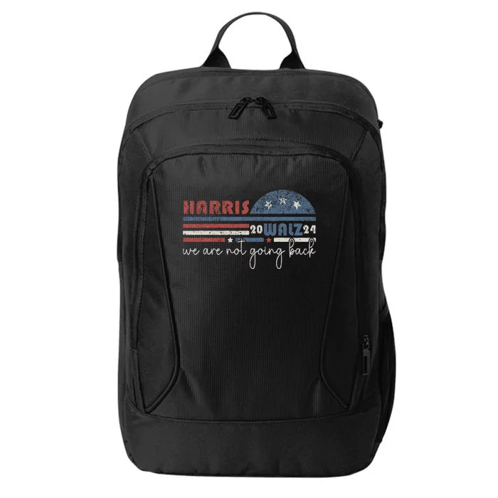 Harris Waltz 2024 Were Not Going Back Retro City Backpack