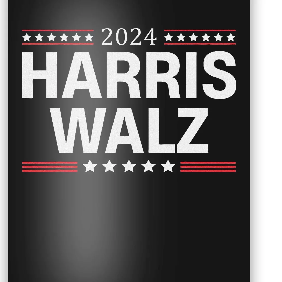 Harris Walz 2024 For President Patriotic Kamala Waltz 2024 Poster