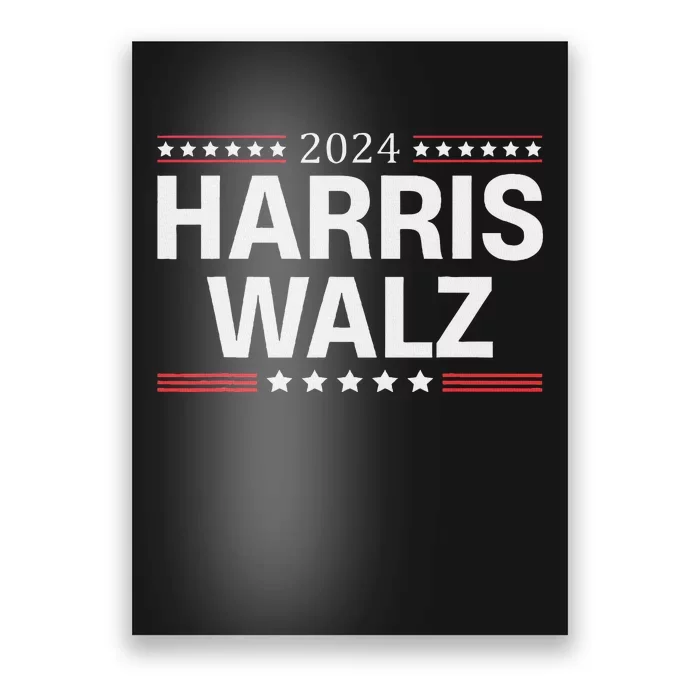 Harris Walz 2024 For President Patriotic Kamala Waltz 2024 Poster