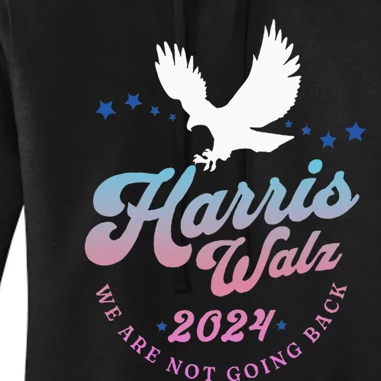 Harris Walz 2024 Election Vote Blue Kamala Walz 2024 Women's Pullover Hoodie