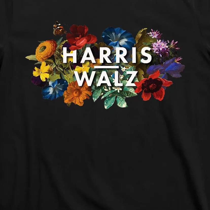 Harris Walz 2024 Floral Feminine Women Harris Waltz 2024 T-Shirt