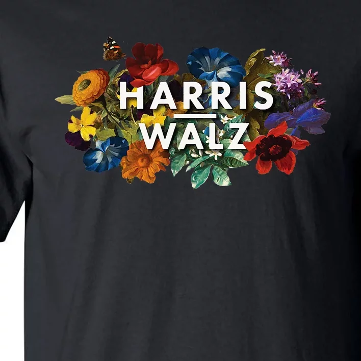 Harris Walz 2024 Floral Feminine Women Harris Waltz 2024 Tall T-Shirt