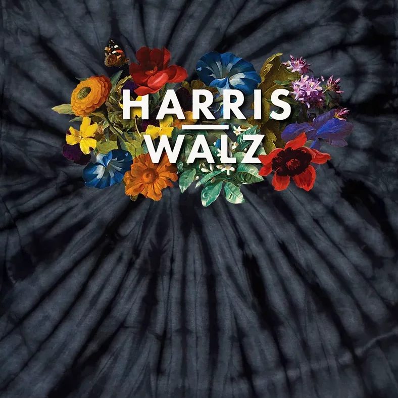 Harris Walz 2024 Floral Feminine Women Harris Waltz 2024 Tie-Dye T-Shirt