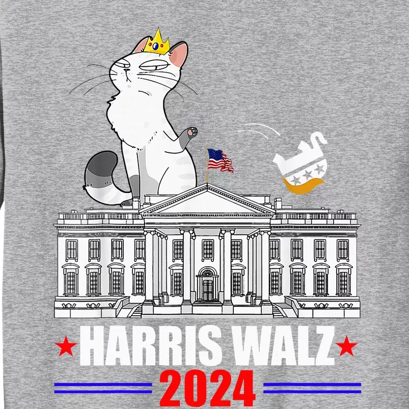 Harris Walz 2024 President Election Tall Sweatshirt