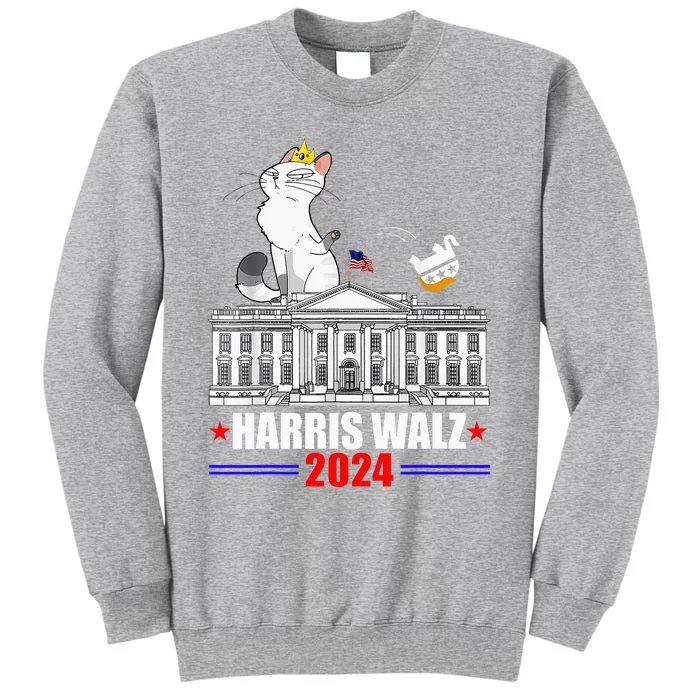 Harris Walz 2024 President Election Tall Sweatshirt