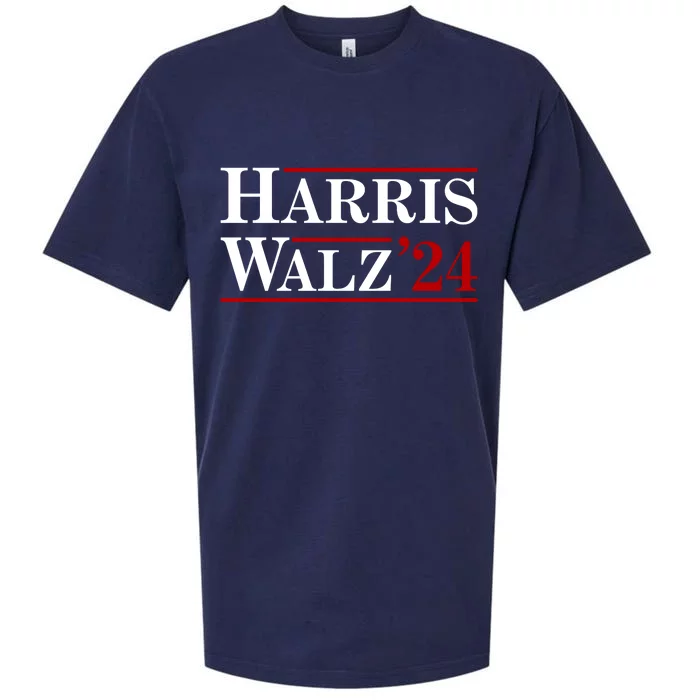 Harris Waltz 2024 Election Kamala Harris Tim Waltz Sueded Cloud Jersey T-Shirt