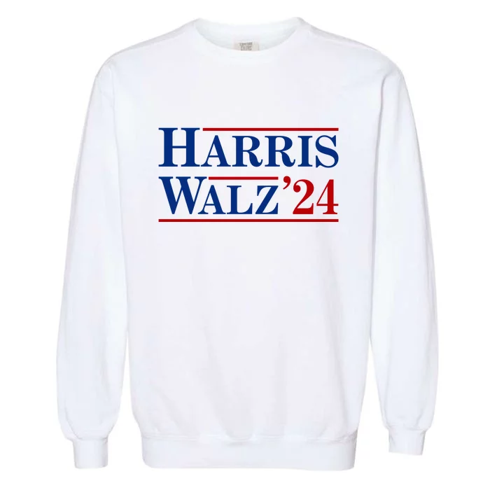 Harris Waltz 2024 Election Kamala Harris Tim Waltz Garment-Dyed Sweatshirt