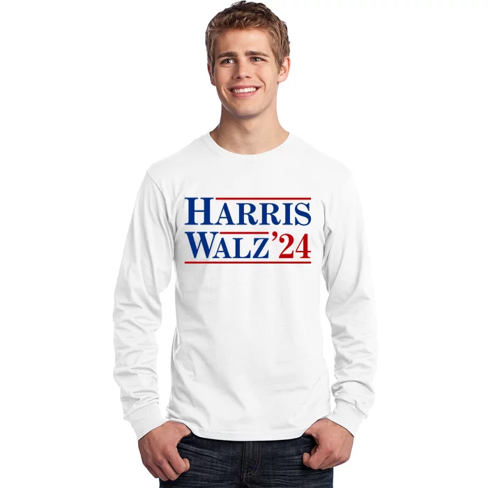 Harris Waltz 2024 Election Kamala Harris Tim Waltz Long Sleeve Shirt