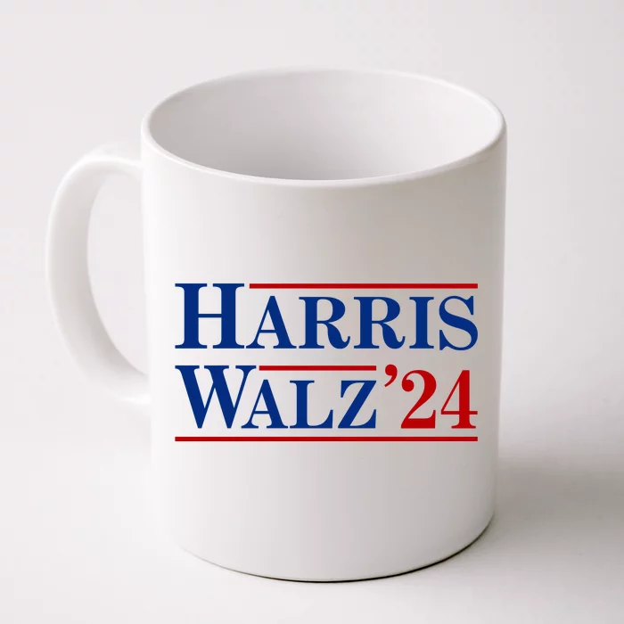 Harris Waltz 2024 Election Kamala Harris Tim Waltz Front & Back Coffee Mug