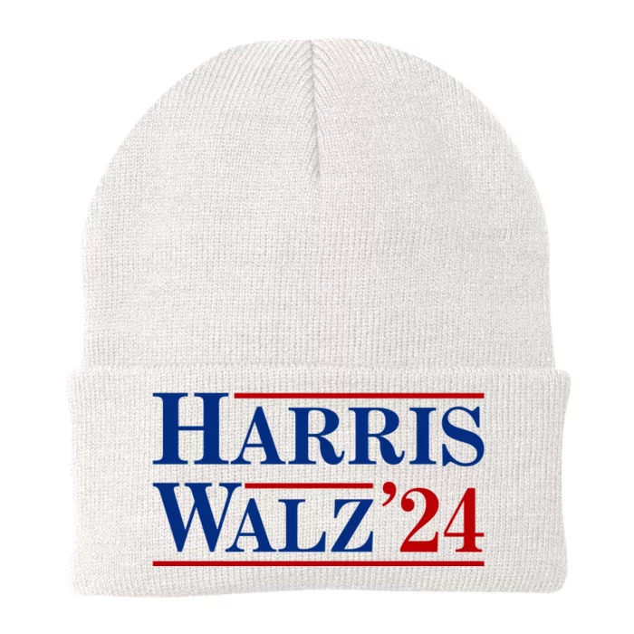 Harris Waltz 2024 Election Kamala Harris Tim Waltz Knit Cap Winter Beanie