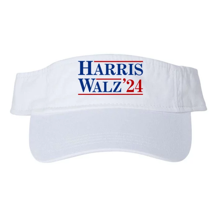 Harris Waltz 2024 Election Kamala Harris Tim Waltz Valucap Bio-Washed Visor