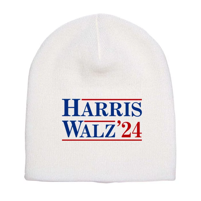 Harris Waltz 2024 Election Kamala Harris Tim Waltz Short Acrylic Beanie