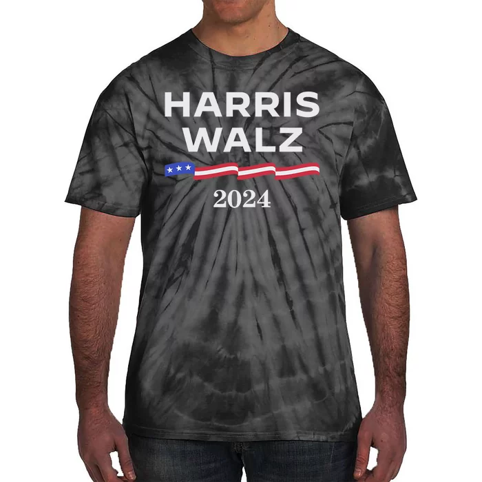 Harris Walz 2024 Election Kamala Harris Tim Walz Waltz Tie-Dye T-Shirt