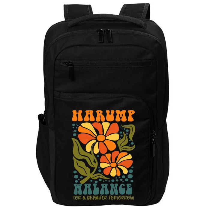 Harump Wallace 2024 Harris Trump Walz Vance Impact Tech Backpack