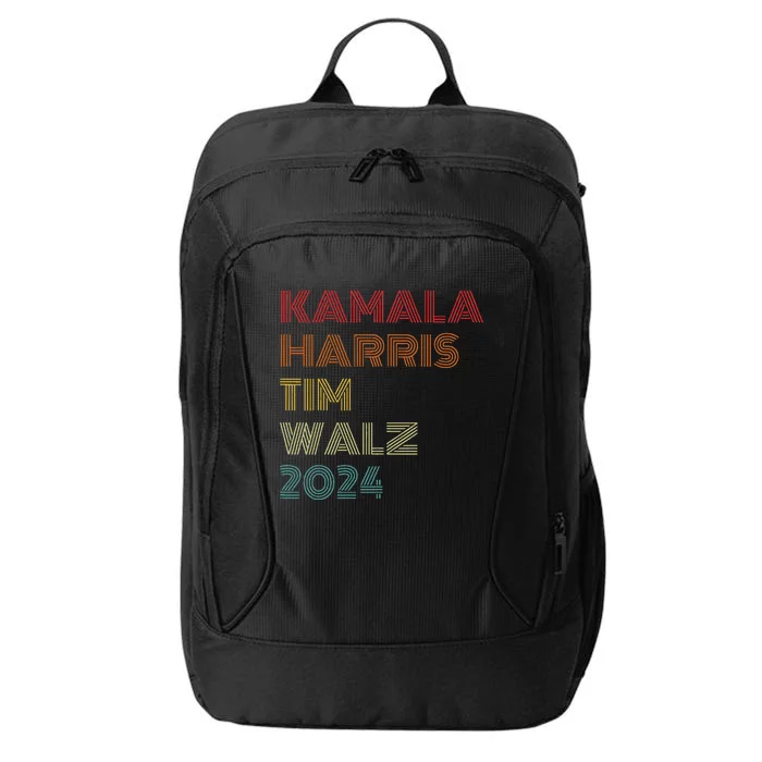 Harris Walz 2024 Kamala Harris Tim Walz Vintage City Backpack