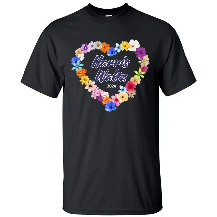 Harris Waltz 2024 Flower Tender Heart Tall T-Shirt