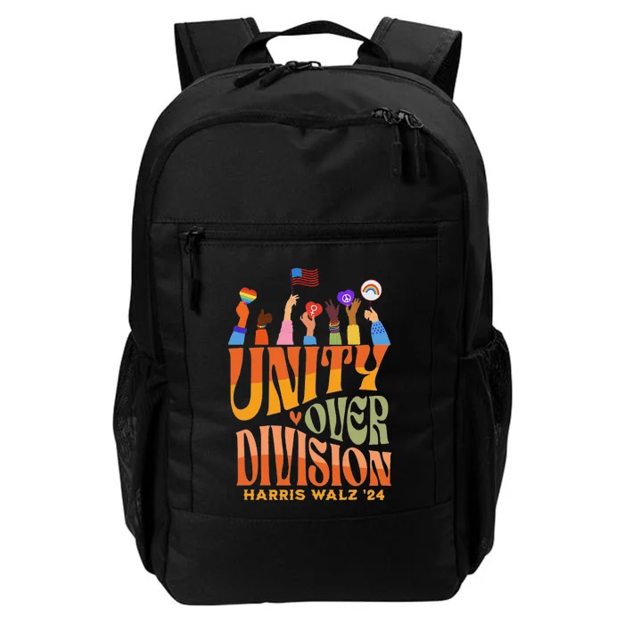 Harris Waltz 2024 Unity Over Division Gift Daily Commute Backpack