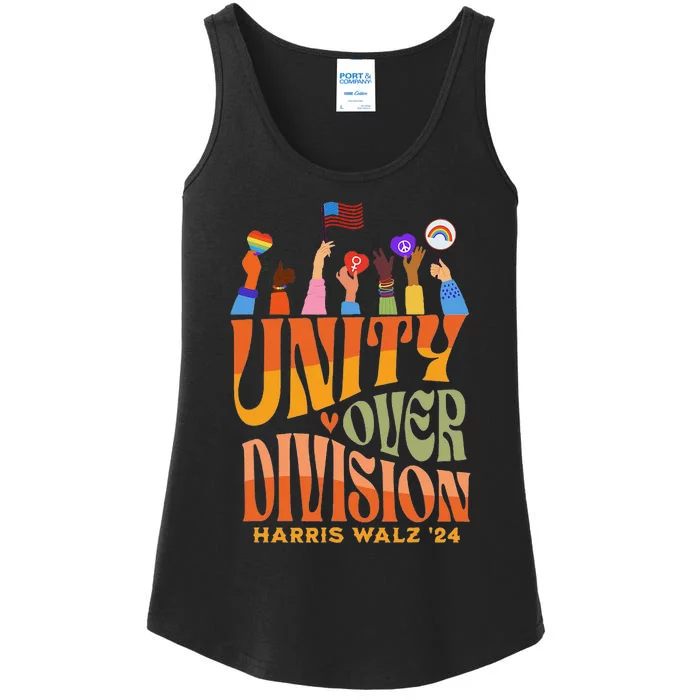 Harris Waltz 2024 Unity Over Division Gift Ladies Essential Tank