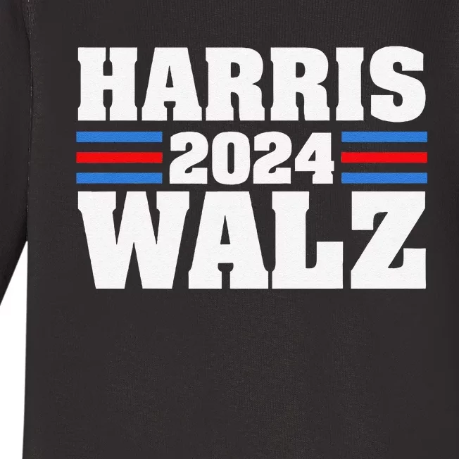 Harris Waltz 2024 Shatter The Glass Ceiling Campaign Baby Long Sleeve Bodysuit