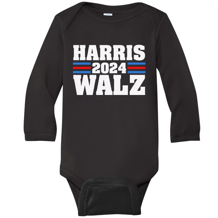 Harris Waltz 2024 Shatter The Glass Ceiling Campaign Baby Long Sleeve Bodysuit