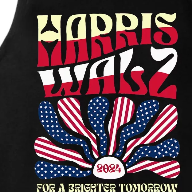 Harris Waltz 2024 For A Brighter Tomorrow Ladies Tri-Blend Wicking Tank