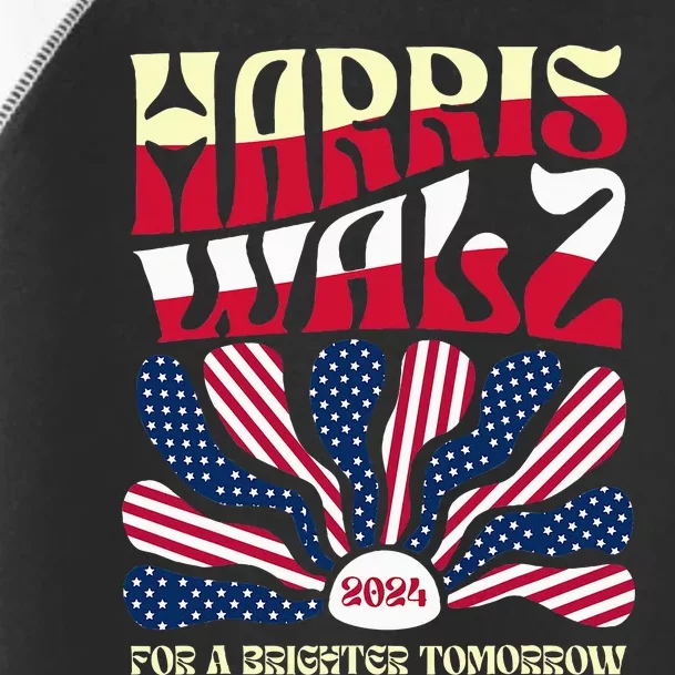 Harris Waltz 2024 For A Brighter Tomorrow Toddler Fine Jersey T-Shirt