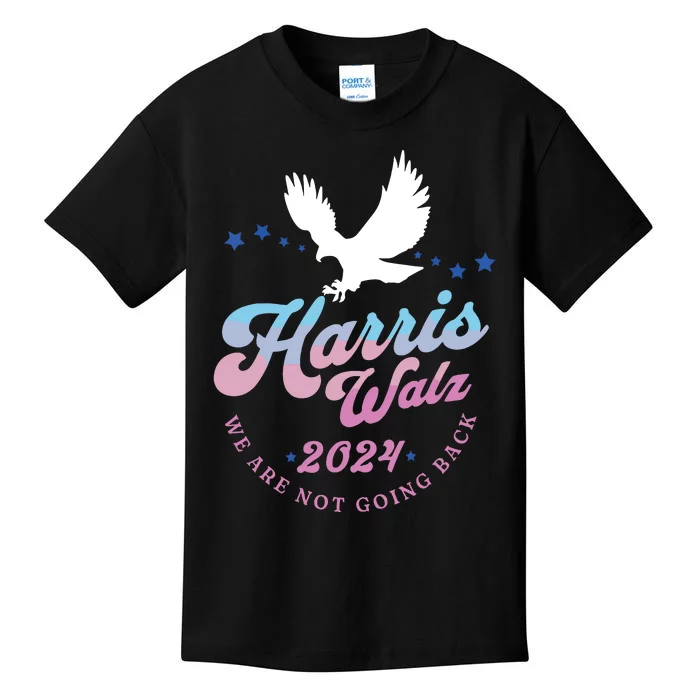 Harris Walz 2024 Election Vote Blue Kamala Walz 2024 Kids T-Shirt