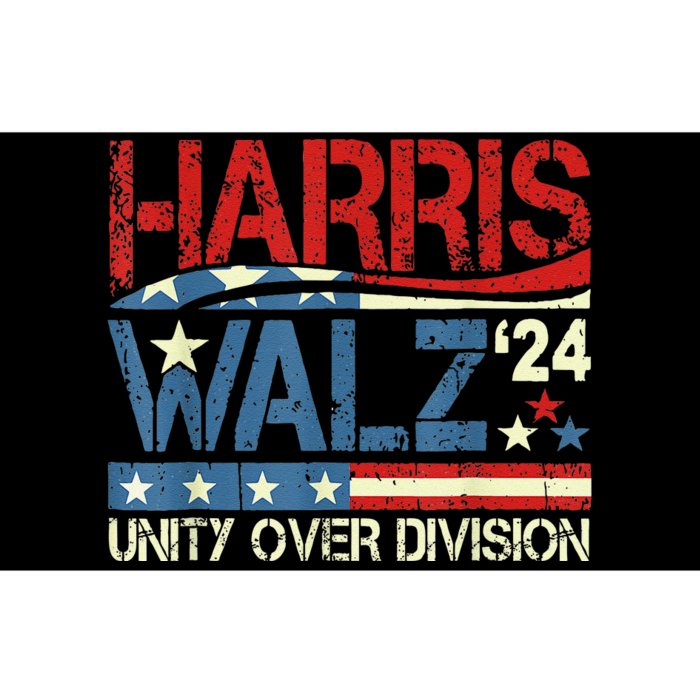 Harris Waltz 2024 Unity Over Division Kamala Harris Tim Walz Bumper Sticker