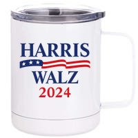 Harris Waltz 2024 12 oz Stainless Steel Tumbler Cup