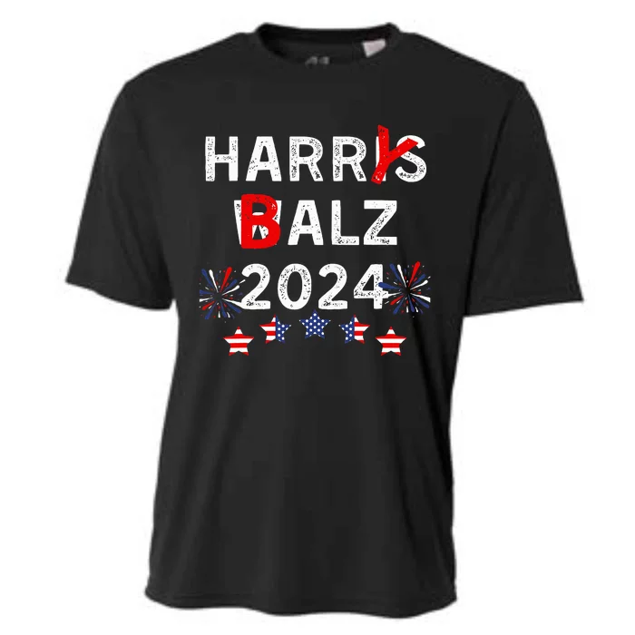 Harris Walz 24 Harry Balz 2024 Democratics Vote Cooling Performance Crew T-Shirt