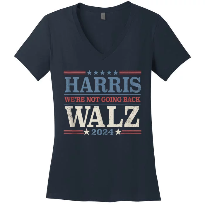 Harris Waltz 2024 Women's V-Neck T-Shirt