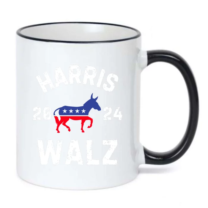 Harris Walz 2024 Election Kamala Harris Tim Waltz 2024 Black Color Changing Mug