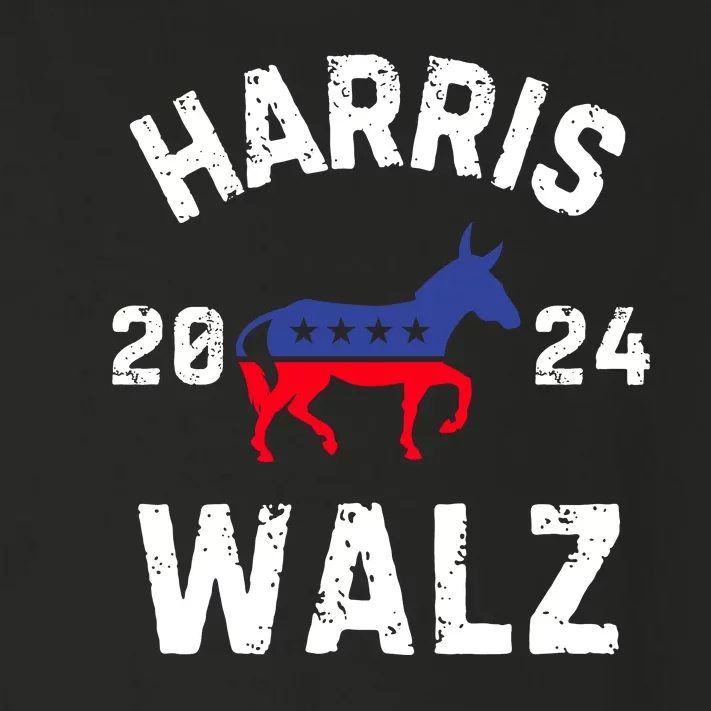 Harris Walz 2024 Election Kamala Harris Tim Waltz 2024 Toddler Long Sleeve Shirt