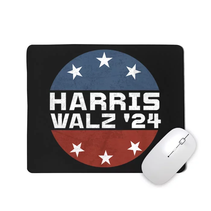 Harris Walz 2024 Campaign For President Patriotic Kamala Mousepad