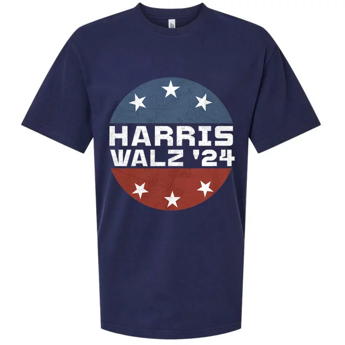 Harris Walz 2024 Campaign For President Patriotic Kamala Sueded Cloud Jersey T-Shirt