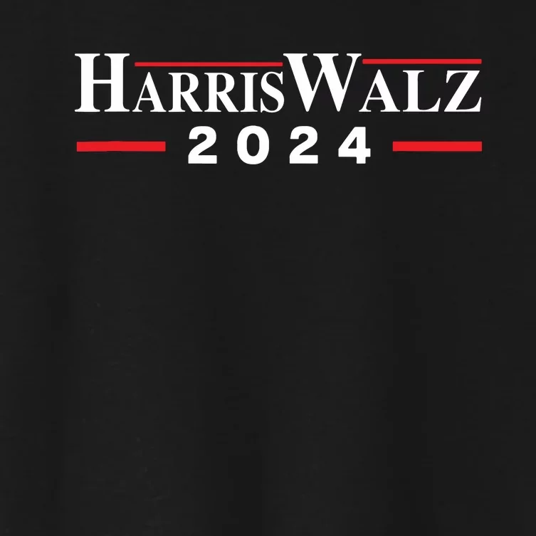 Harris Walz 2024 Women's Crop Top Tee