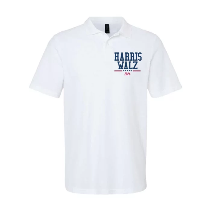 Harris Walz 2024 Kamala Harris Tim Walz President Softstyle Adult Sport Polo