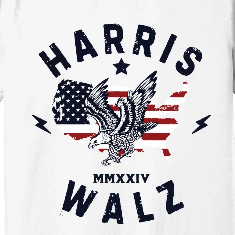 Harris Walz 2024 Kamala Rally Premium T-Shirt